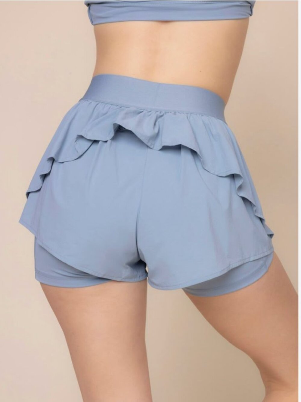 POPFLEX Blue Storm Two-Piece Workout Set in Size XS Like New